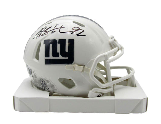 Michael Strahan HOF Signed/Auto New York Giants STS Mini Helmet Beckett 203905