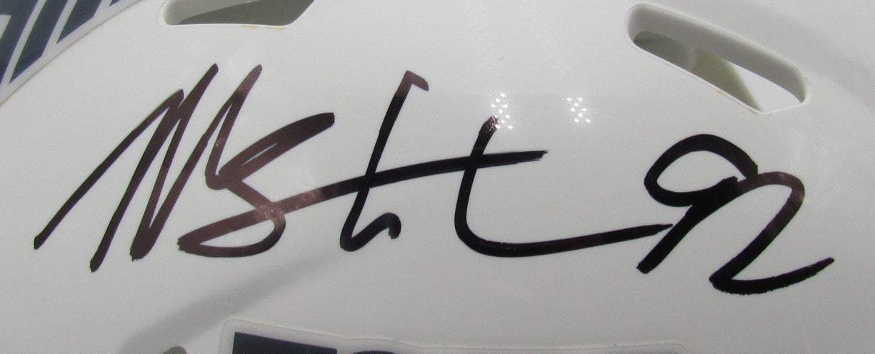 Michael Strahan HOF Signed/Auto New York Giants STS Mini Helmet Beckett 203905