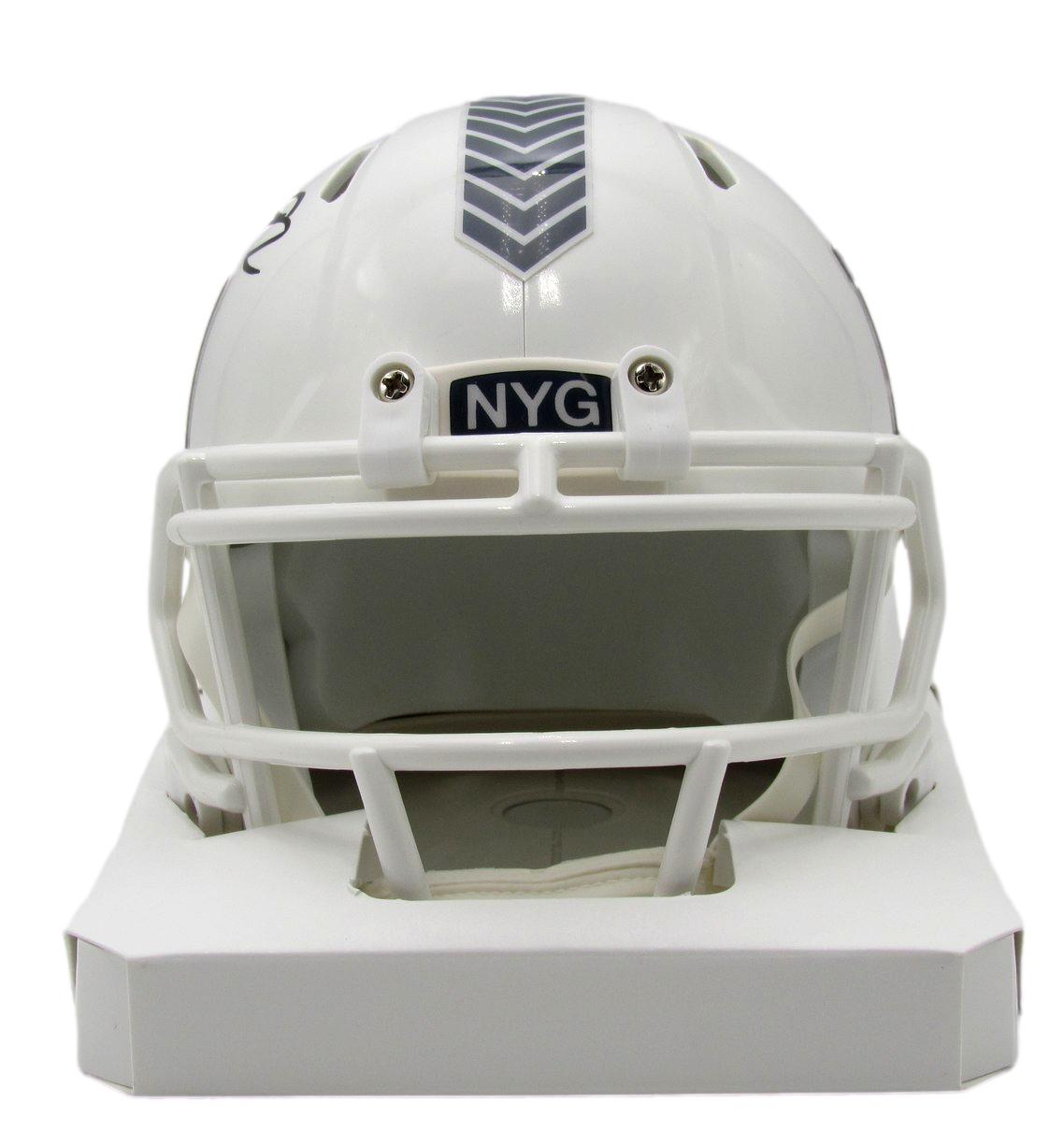 Michael Strahan HOF Signed/Auto New York Giants STS Mini Helmet Beckett 203905