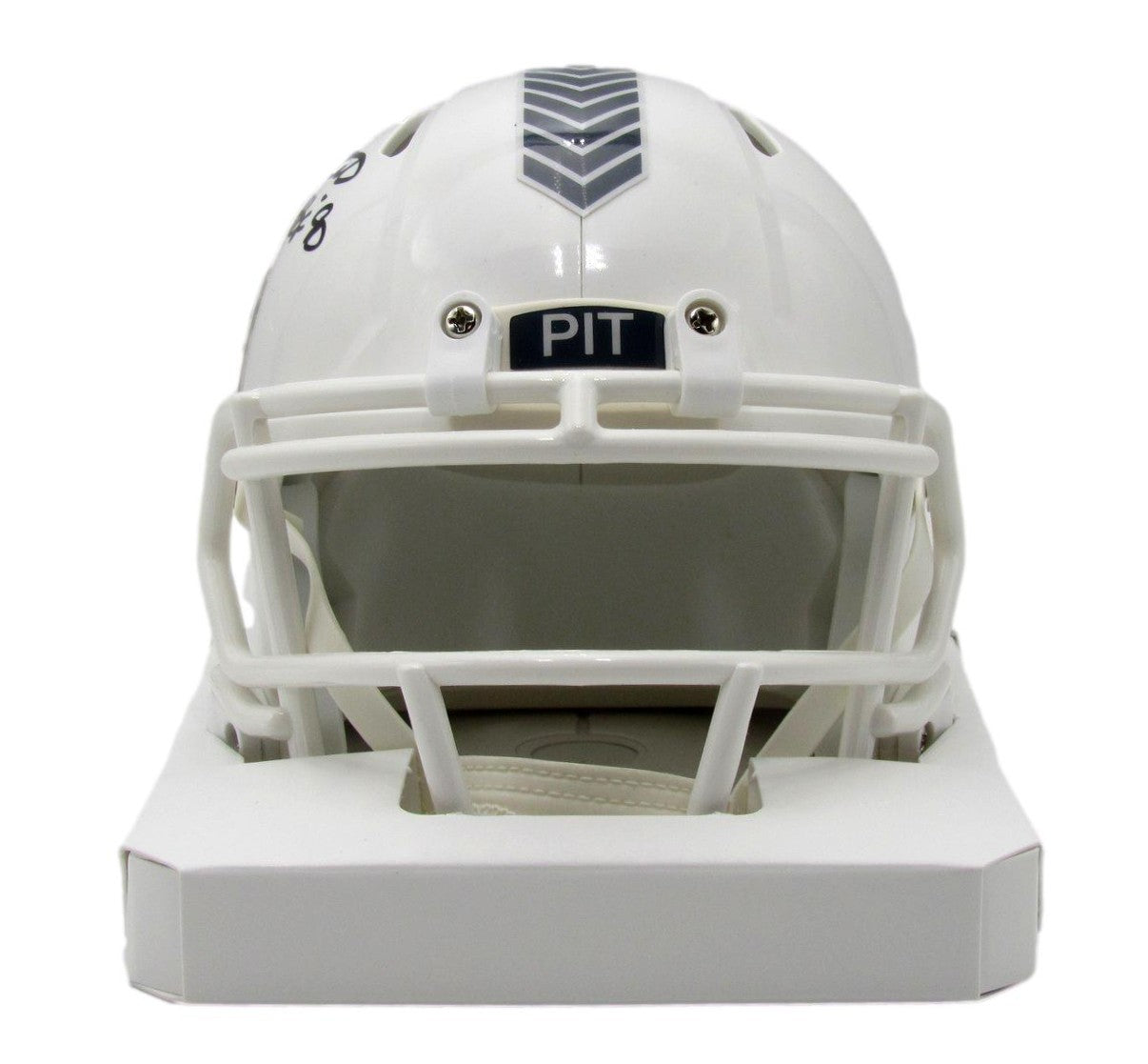 Jack Lambert HOF Signed/Inscr Pittsburgh Steelers STS Mini Helmet Beckett 203906