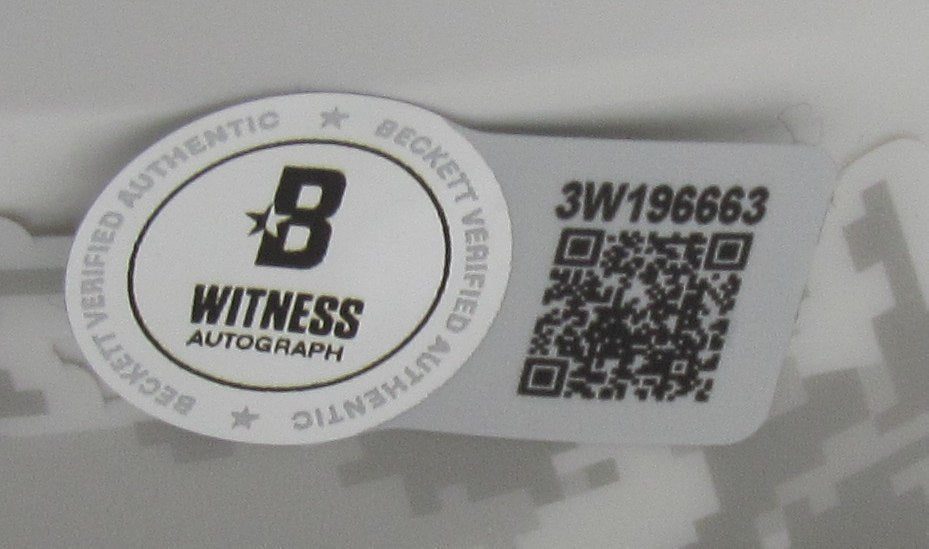 Jack Lambert HOF Signed/Inscr Pittsburgh Steelers STS Mini Helmet Beckett 203906