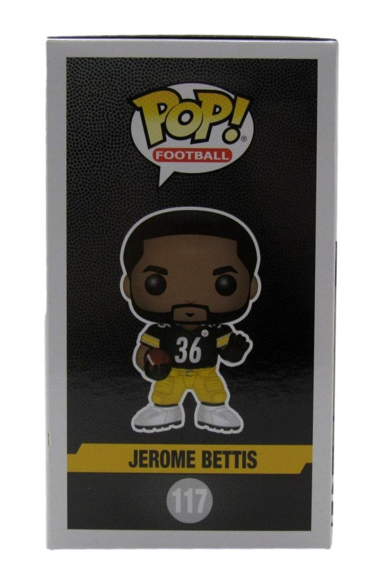 Jerome Bettis Signed/Auto Funko POP! #117 Figurine Steelers Beckett 203909