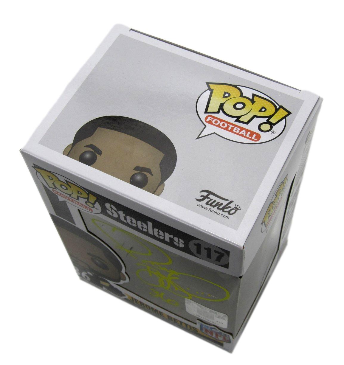 Jerome Bettis Signed/Auto Funko POP! #117 Figurine Steelers Beckett 203909