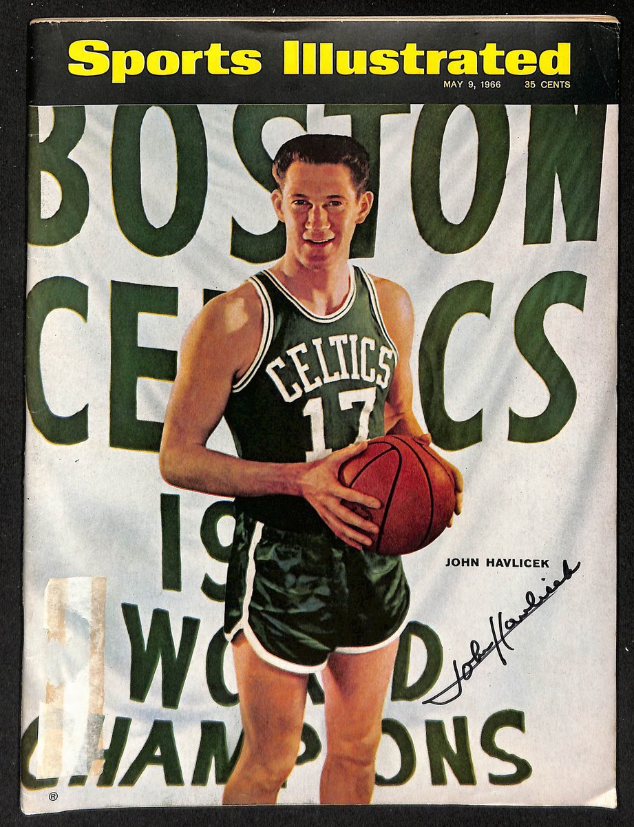 John Havlicek HOF Signed 5/9/1966 Sports Illustrated Magaziine PSA/DNA 203683