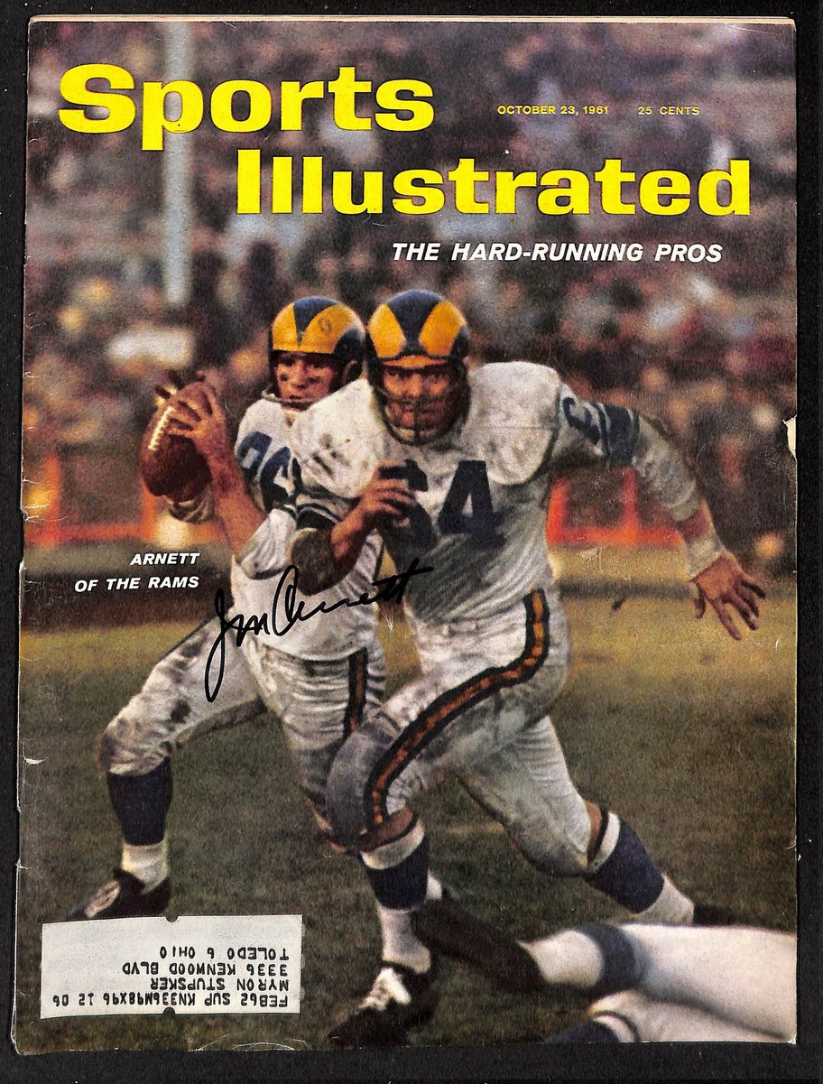 Jon Arnett Signed/Auto 10/23/1961 Sports Illustrated Magazine PSA/DNA 203679