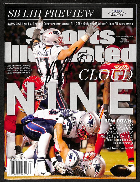 Rob Gronkowski Signed 1/28/2019 Sports Illustrated Magazine No Label PSA/DNA 2