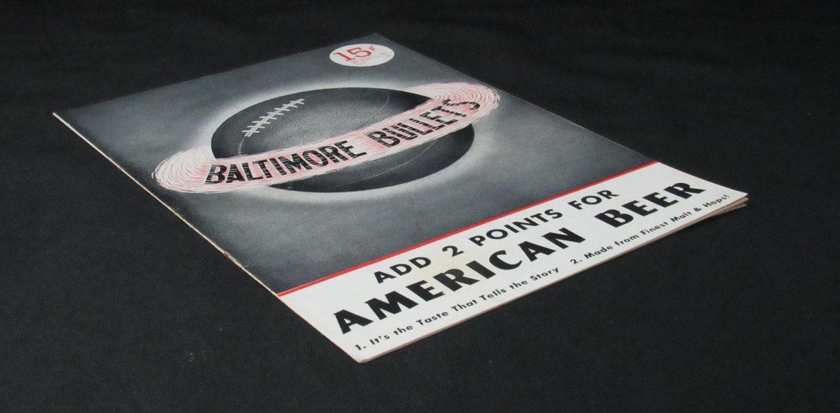 1947-48 NBA Program Baltimore Bullets vs. Providence Steamrollers 198266