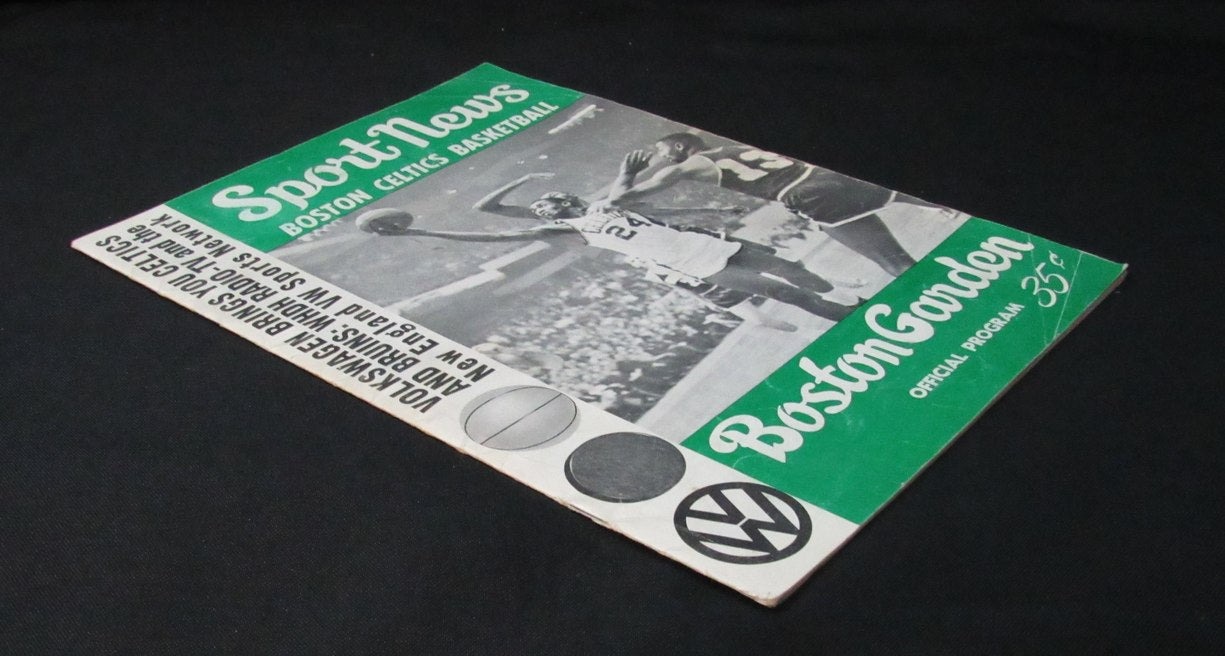 1965-66 NBA Program Boston Celtics at Bosto Gardens Missing Pages 198273
