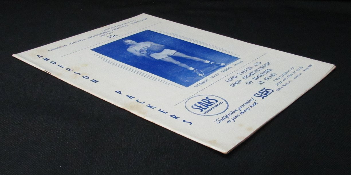 1950-51 NPB Program Anderson Packers Very Clean Condition 198275