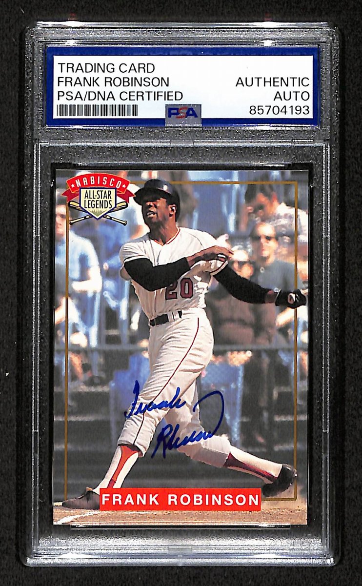 1994 Nabisco All-Star Frank Robinson HOF Signed/Auto Card Orioles PSA/DNA 203949
