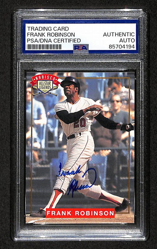 1994 Nabisco All-Star Frank Robinson HOF Signed/Auto Card Orioles PSA/DNA 203950