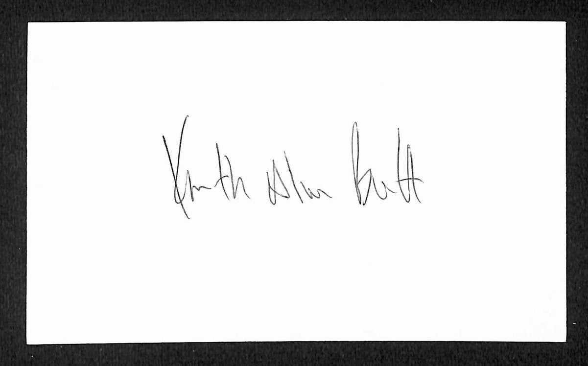 Ken Brett Signed/Autographed 3x5 Index Card Pittsburgh Pirates JSA 204196