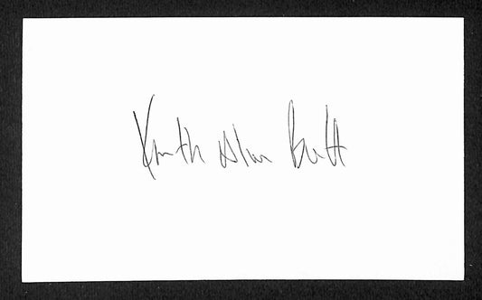 Ken Brett Signed/Autographed 3x5 Index Card Pittsburgh Pirates JSA 204196