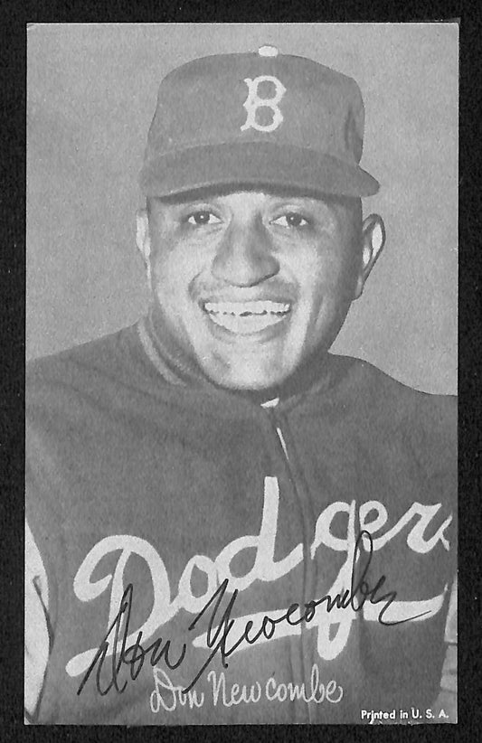 Don Newcombe Signed/Autographed 3.5x5.5 Photo Card Brooklyn Dodgers JSA 204206