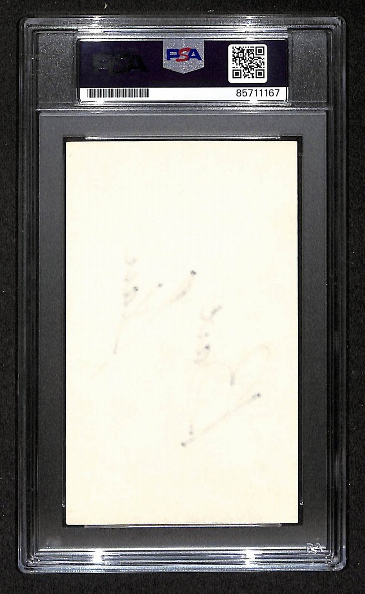 Bart Starr HOF Signed/Autographed 3x5 Index Card PSA/DNA Packers BA203999