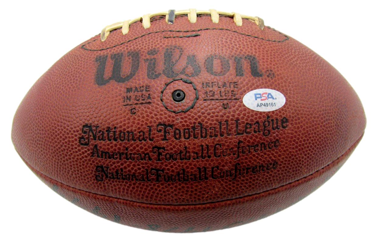 Art Rooney HOF Signed/Inscr Game Football Pittsburgh Steelers PSA/DNA 203441
