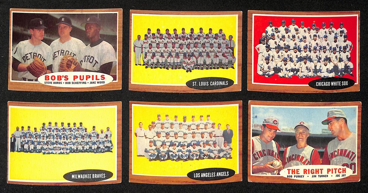 Lot of (132) 1962 TOPPS Baseball Cards Bill Mazeroski, Frank Howard 204233