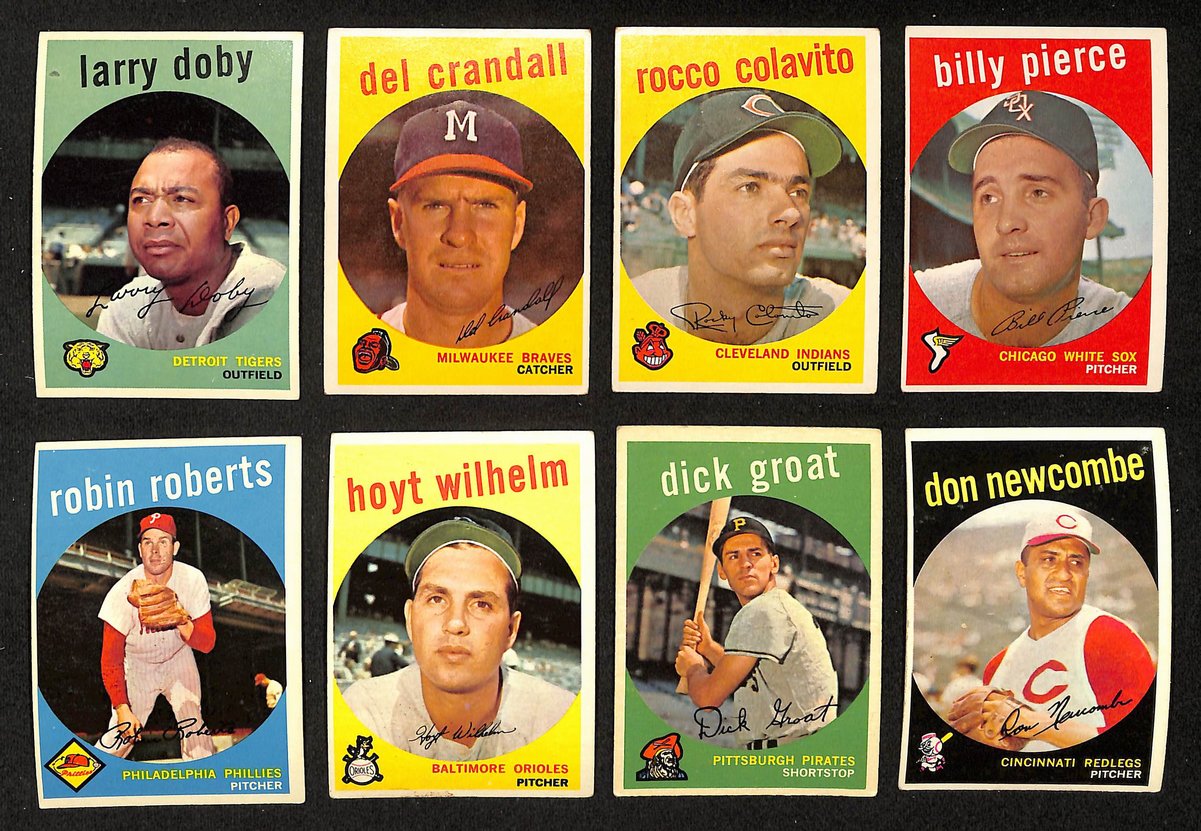 Lot of (145) 1959 TOPPS Baseball Cards Robin Roberts, Hoyt Wilhelm 204235