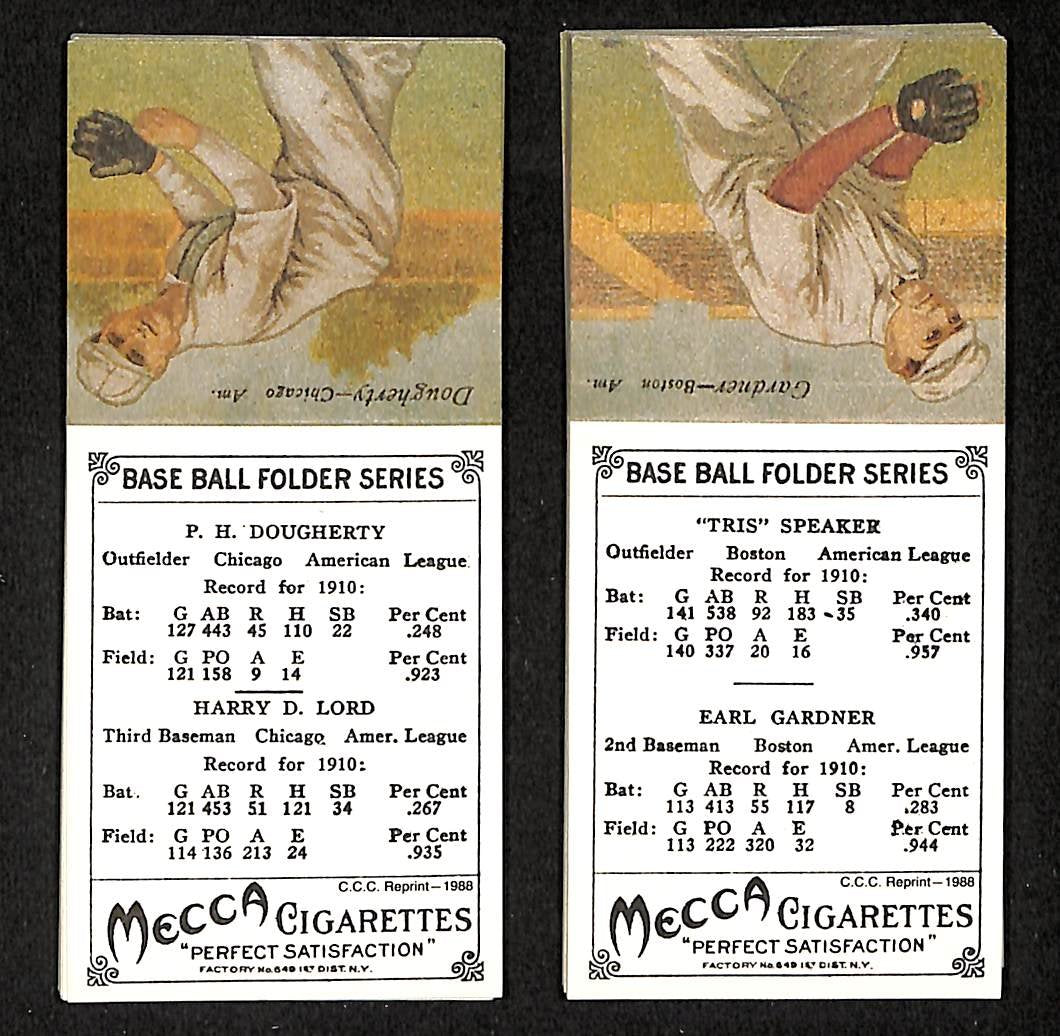 1911 Mecca Double Folders Reprint Complete Set (50) Cards CCC 1988  204245