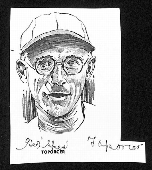 George "Specs" Toporcer Signed/Auto Magazine Cut St. Louis Cardinals 201457