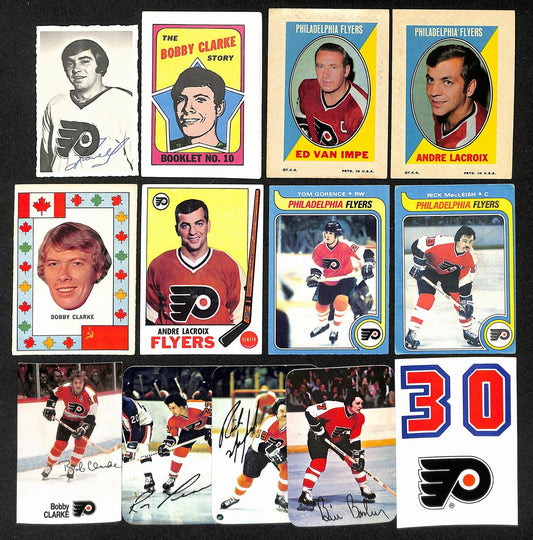 Lot of (13) Miscellaneous 1970's Hockey Cards/Stamps  Bobby Clarke 204524