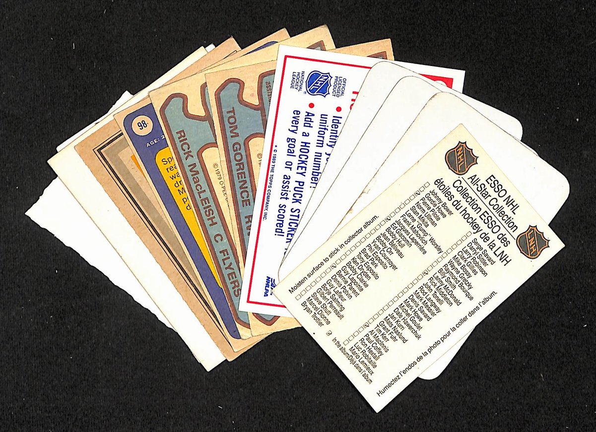 Lot of (13) Miscellaneous 1970's Hockey Cards/Stamps  Bobby Clarke 204524