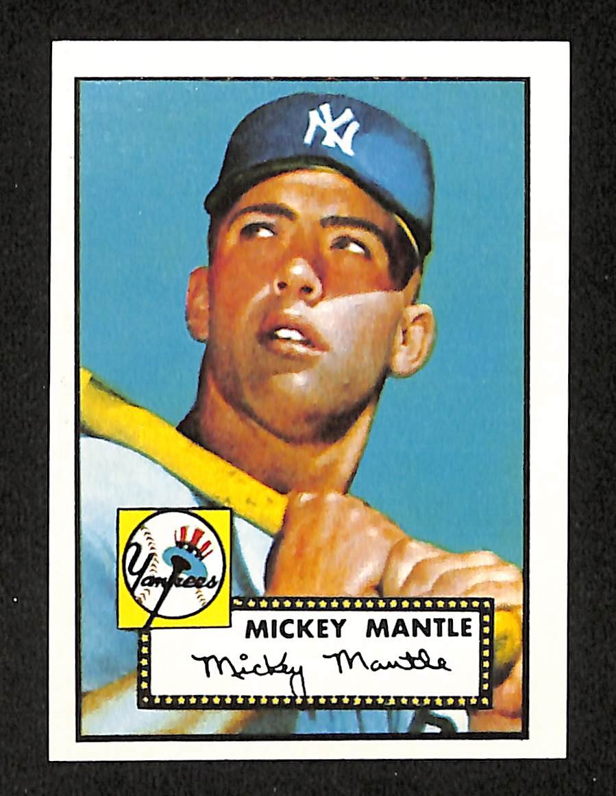 Mickey Mantle 1983 TOPPS 1952 Reprint Baseball Card #311 Yankees 204532