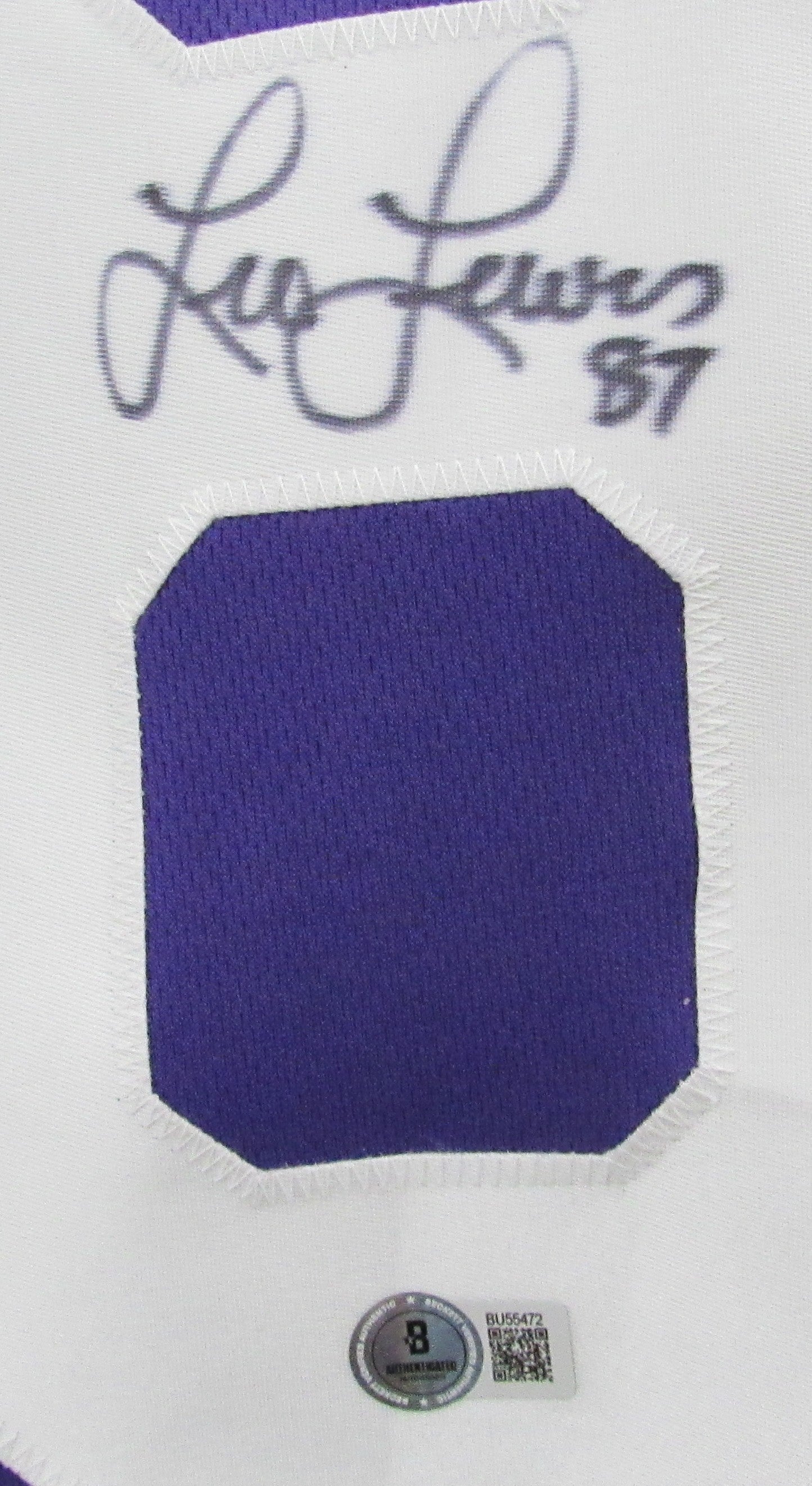 Leo Lewis Signed/Autographed Custom Football Jersey Vikings Beckett 204792