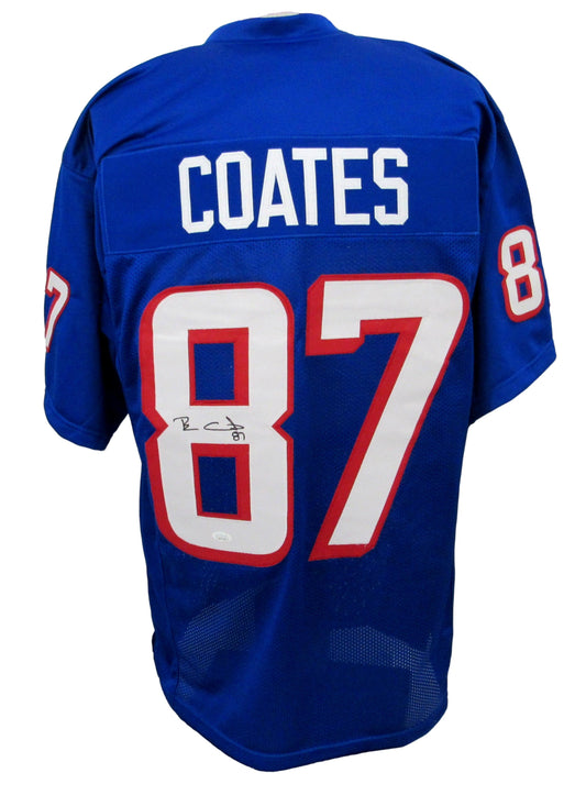 Ben Coates Signed/Autographed Custom Football Jersey Patriots JSA 204794