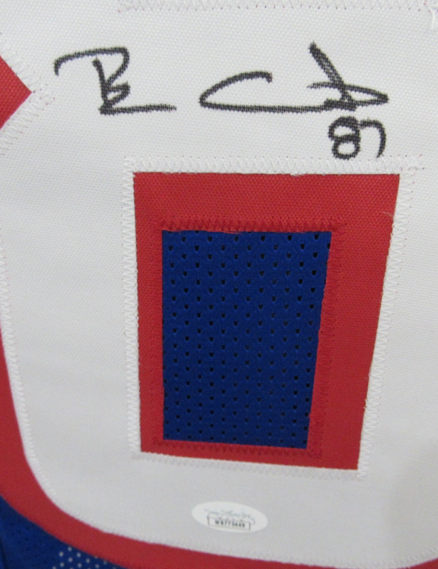 Ben Coates Signed/Autographed Custom Football Jersey Patriots JSA 204794