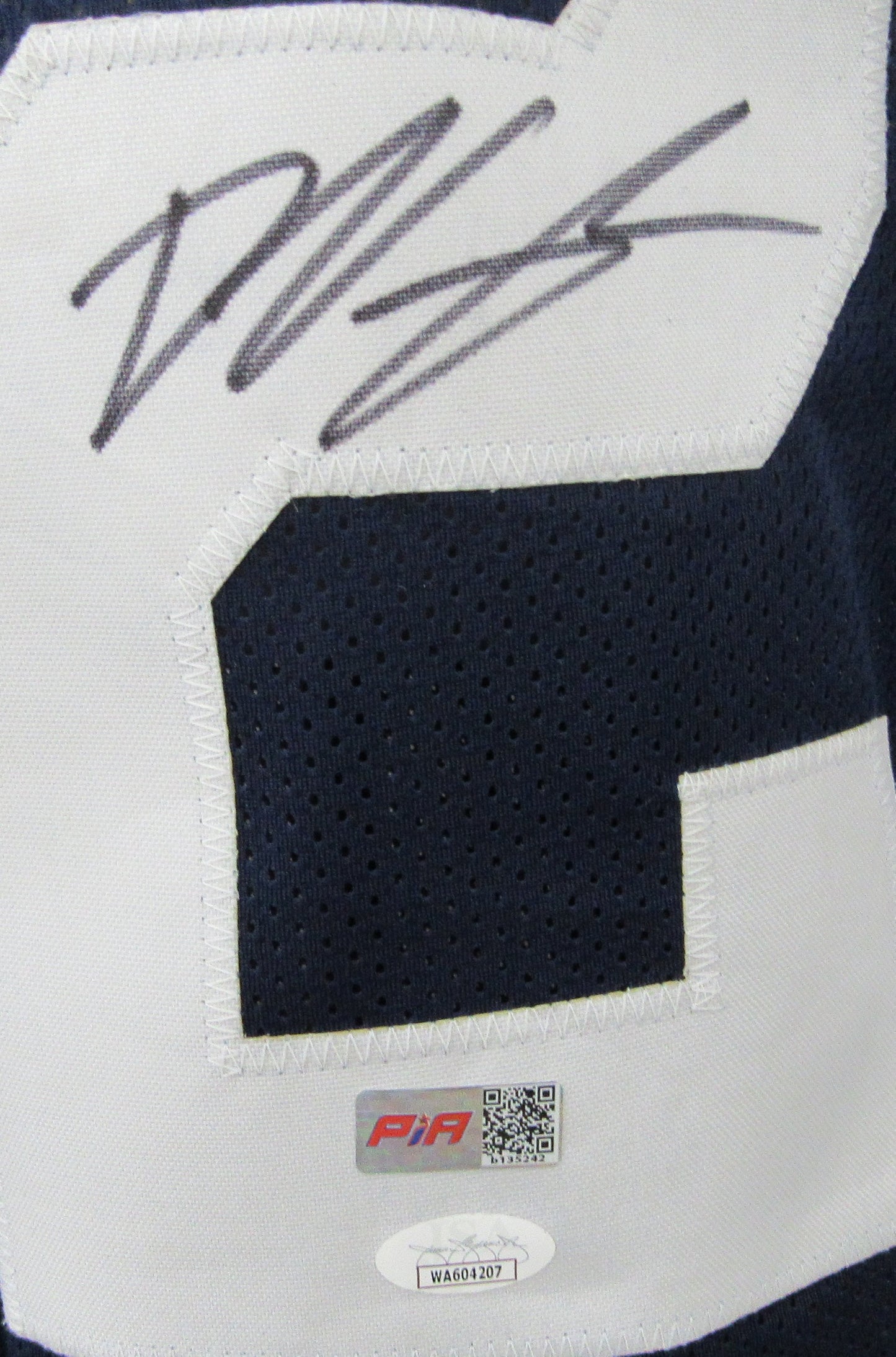 Deuce Vaughn Signed/Autographed Custom Football Jersey Dallas Cowboys JSA 204799