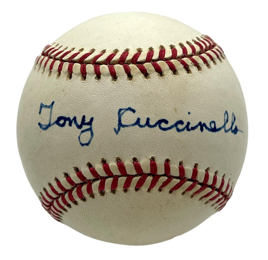 Tony Cuccinello Signed/Autographed ONL Baseball Brooklyn Dodgers JSA 205459