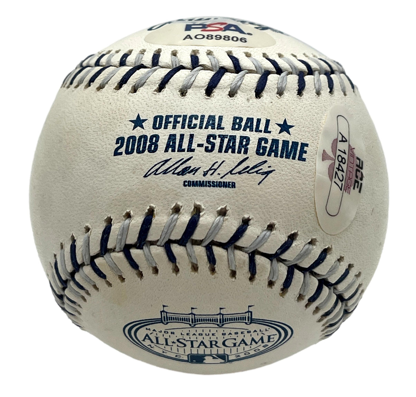Alex Rodriguez Signed/Auto 2008 All-Star Game Baseball Yankees PSA/DNA 205463