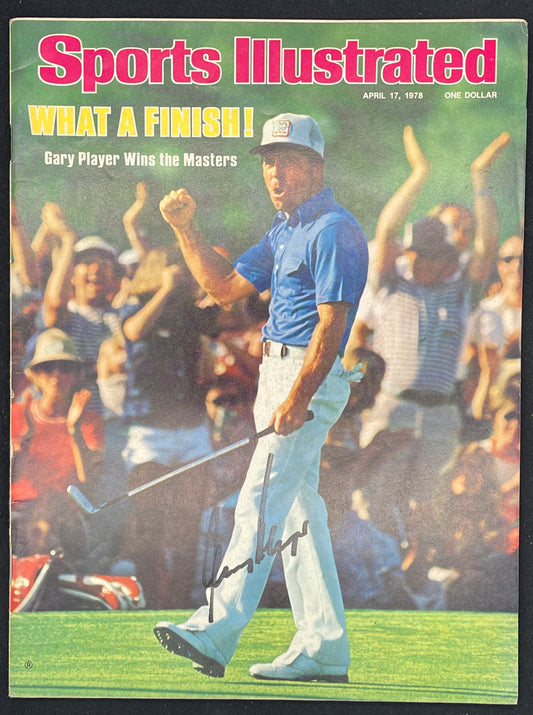 Gary Player Signed/Auto 1978 Sports Illustrated Magazine NO LABEL PSA/DNA 206171