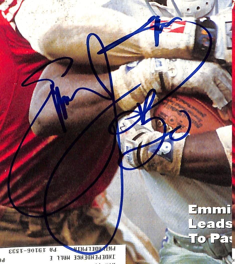 Emmitt Smith HOF Signed/Auto 1993 Sports Illustrated Magazine PSA/DNA 206179