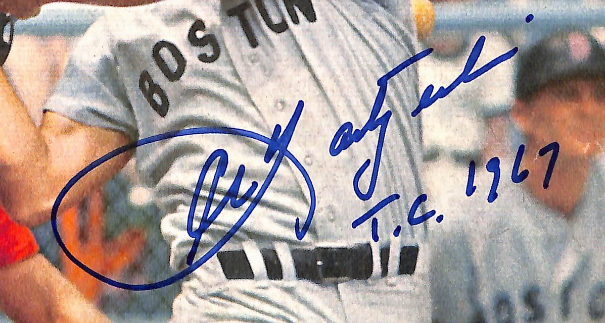 Carl Yastrzemski HOF Signed/Insc 1967 Sports Illustrated Magazine PSA/DNA 206188