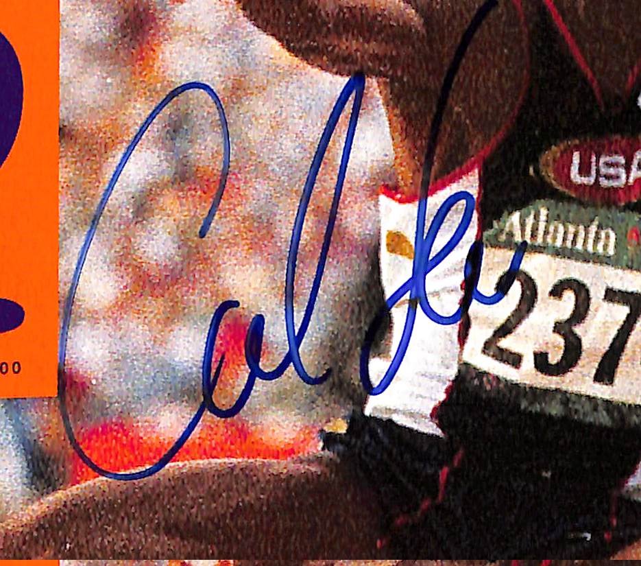 Carl Lewis Signed 1996 Sports Illustrated Olympic Daily Magazine PSA/DNA 206190