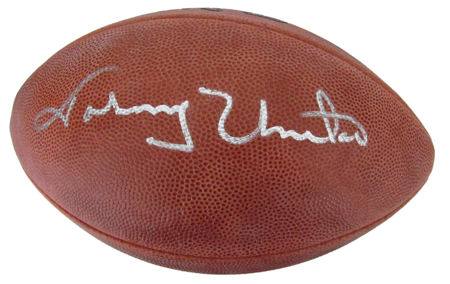 Johnny Unitas HOF Signed/Auto Wilson NFL Leather Football Colts JSA 204872