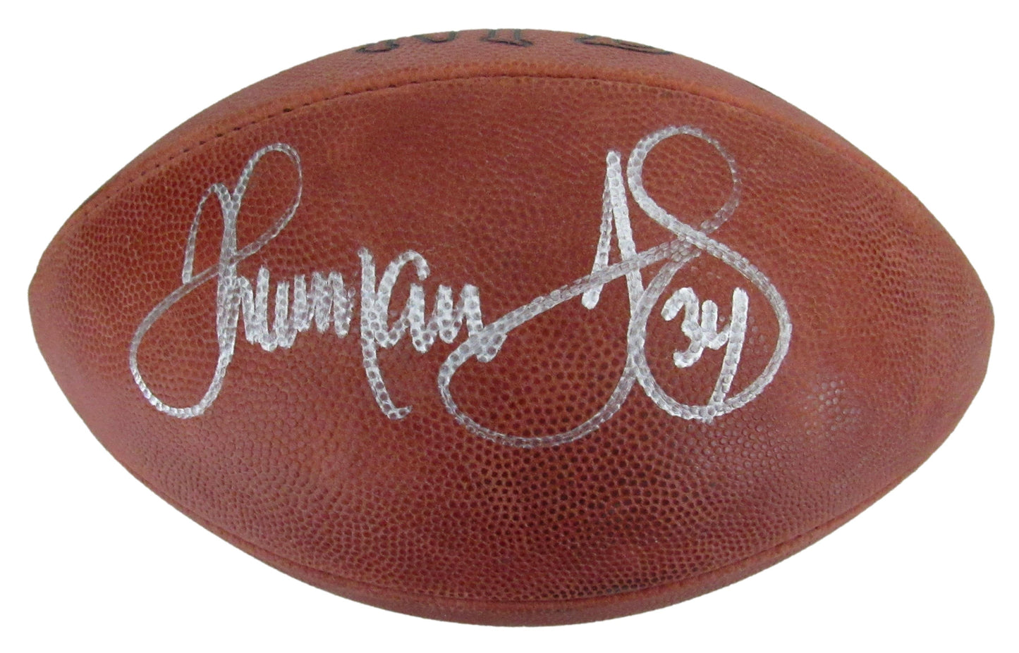 Thurman Thomas HOF Signed/Auto Wilson NFL Leather Football Bills JSA 204874