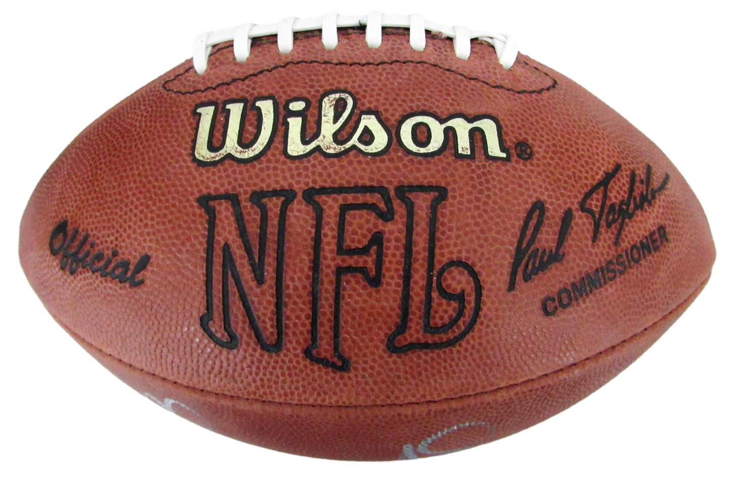 Thurman Thomas HOF Signed/Auto Wilson NFL Leather Football Bills JSA 204874
