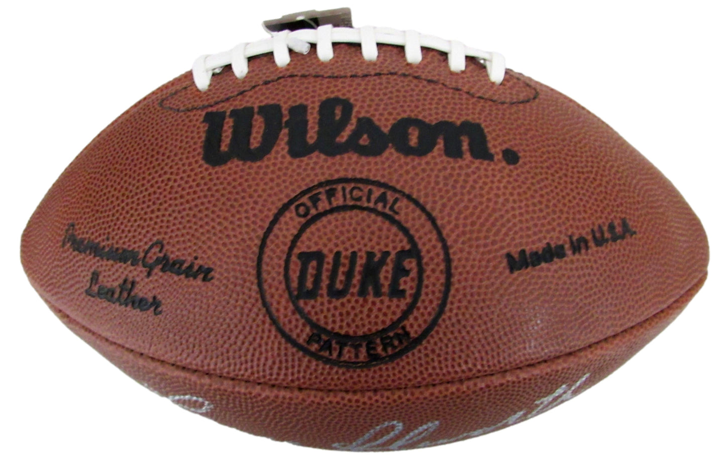Lance Alworth HOF Signed/Insc Wilson Duke Leather Football Chargers JSA 204876