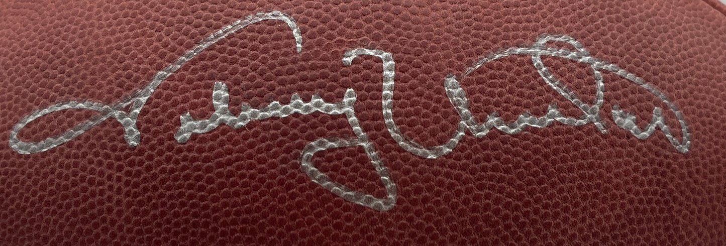 Johnny Unitas HOF Signed/Auto Wilson NFL Leather Football Colts Beckett 205446
