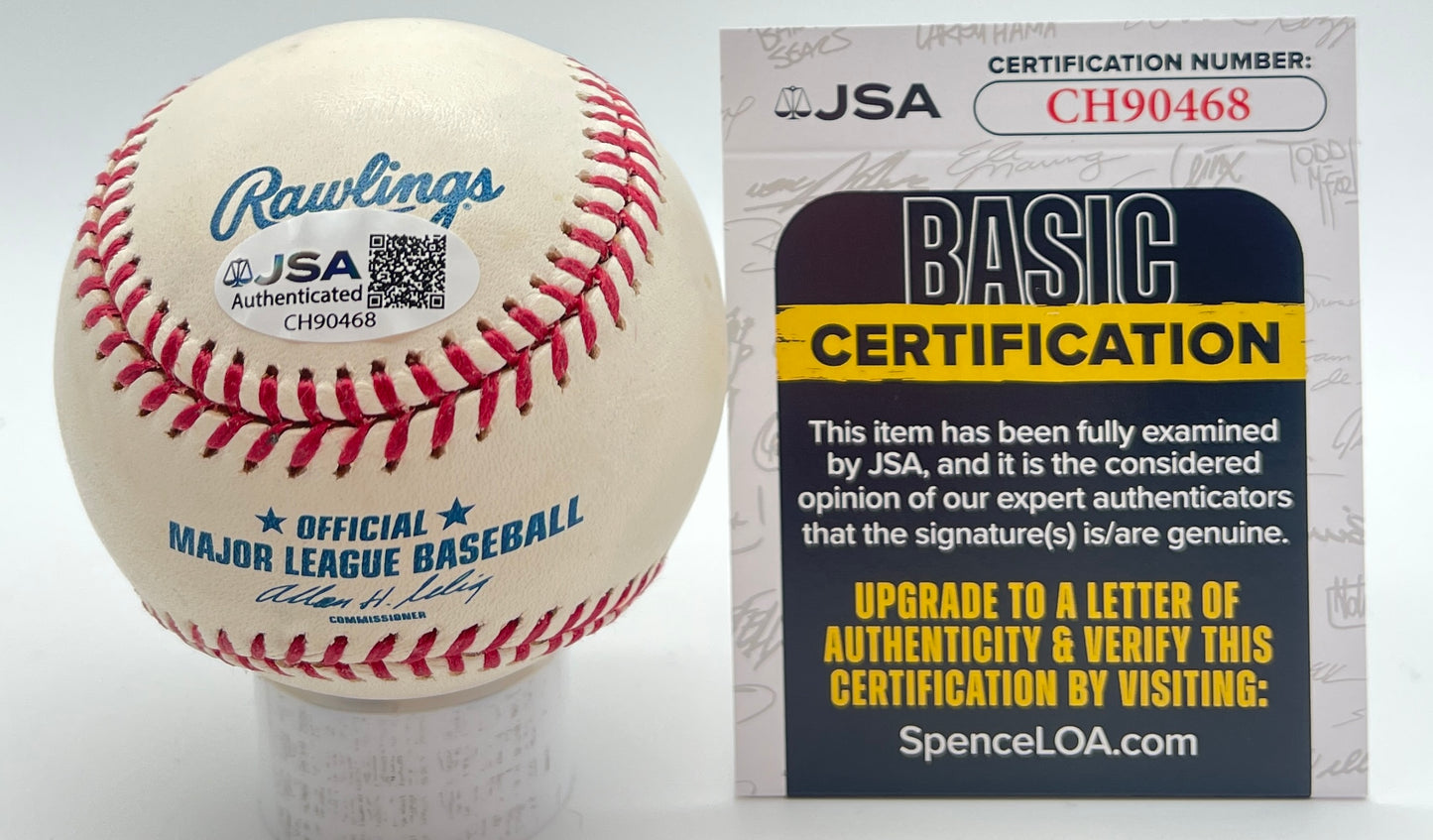 Darren Daulton Signed/Autographed OML Baseball Philadelphia Phillies JSA 205584