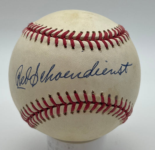 Red Schoendienst HOF Signed/Autographed ONL Baseball Cardinals JSA 206129