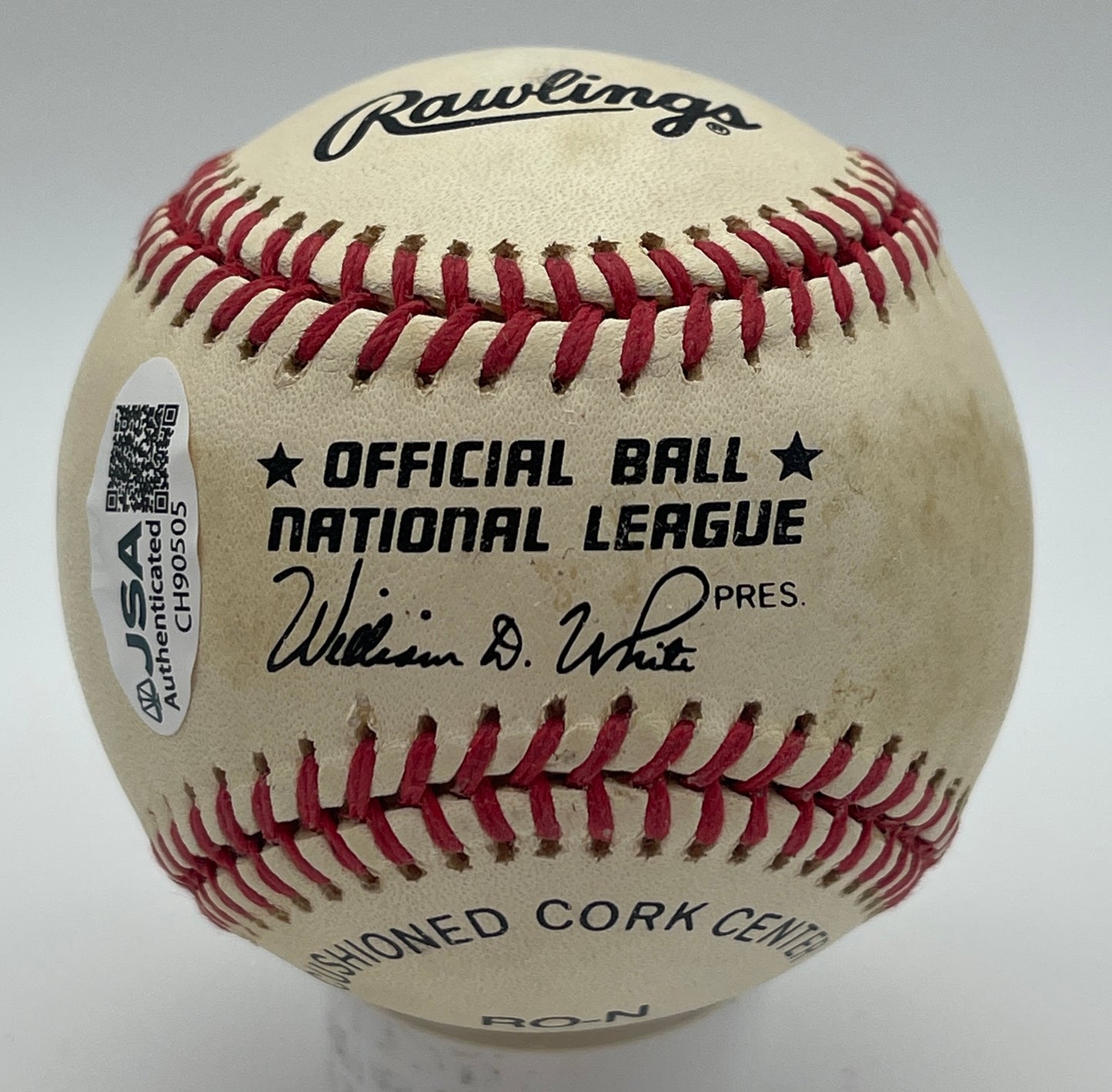 Red Schoendienst HOF Signed/Autographed ONL Baseball Cardinals JSA 206129