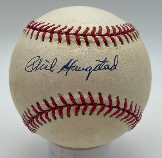 Phil Haugstad Signed/Autographed ONL Baseball Brooklyn Dodgers JSA 206131