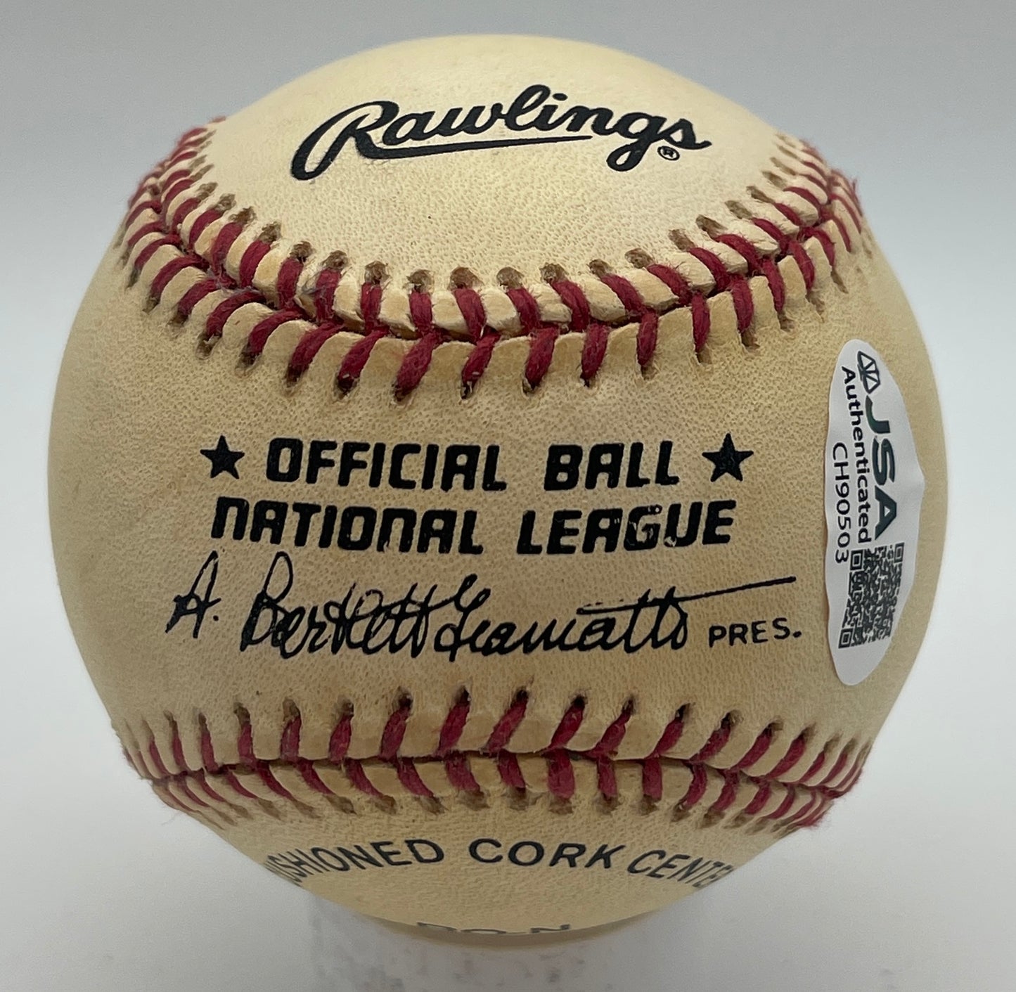 Willie Randolph Signed/Inscribed ONL Baseball Los Angeles Dodgers JSA 206132
