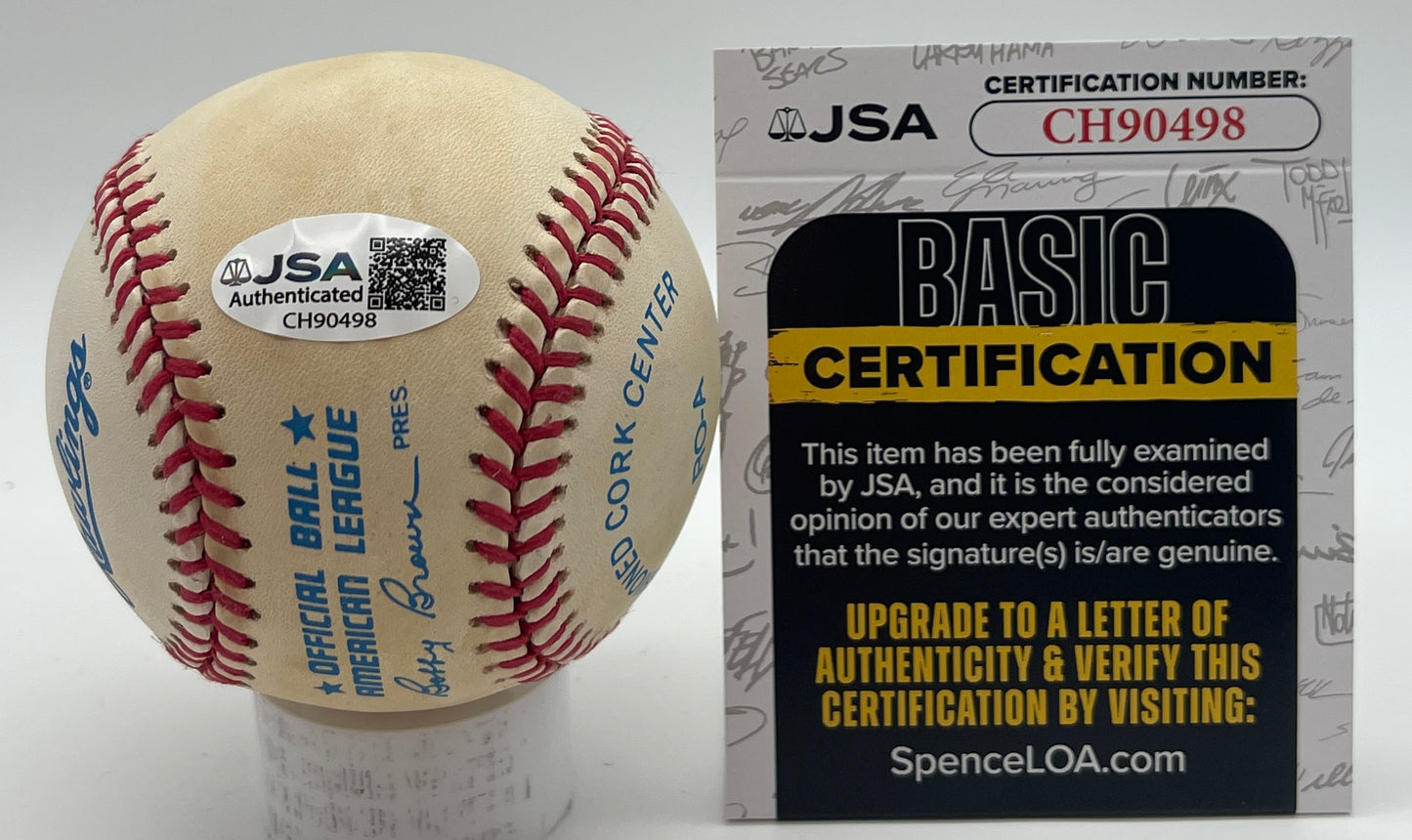 Frank Thomas HOF Signed/Autographed OAL Baseball Chicago White Sox JSA 206134