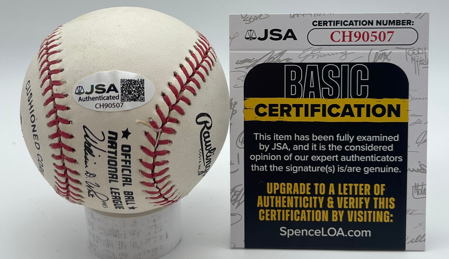Cal McLish Signed/Autographed ONL Baseball Chicago Cubs JSA 206137