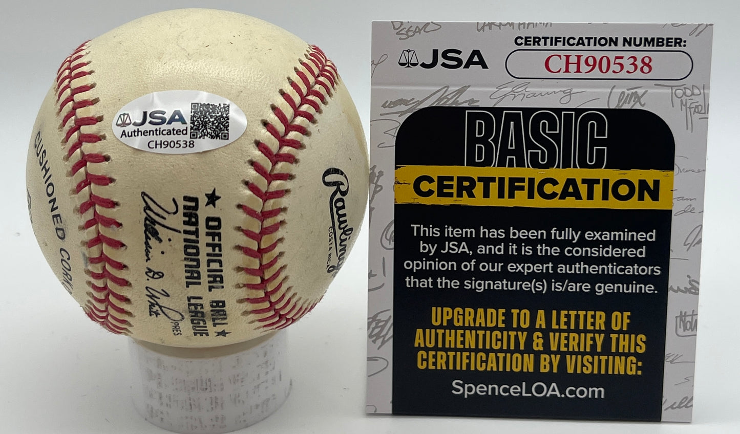 Steve Avery Signed/Autographed ONL Baseball Atlanta Braves JSA 206140